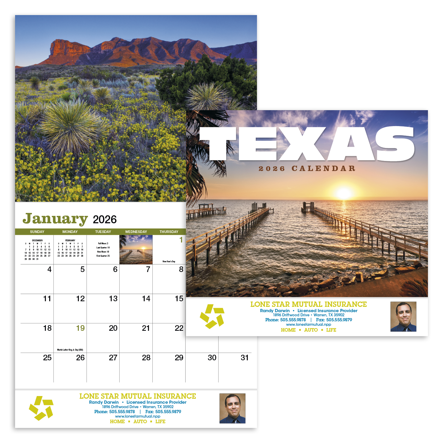 HotLine® Products Texas Appointment Calendar - Stapled 3