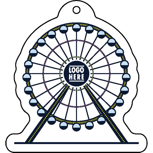 Stock Shape Acrylic Key Tag