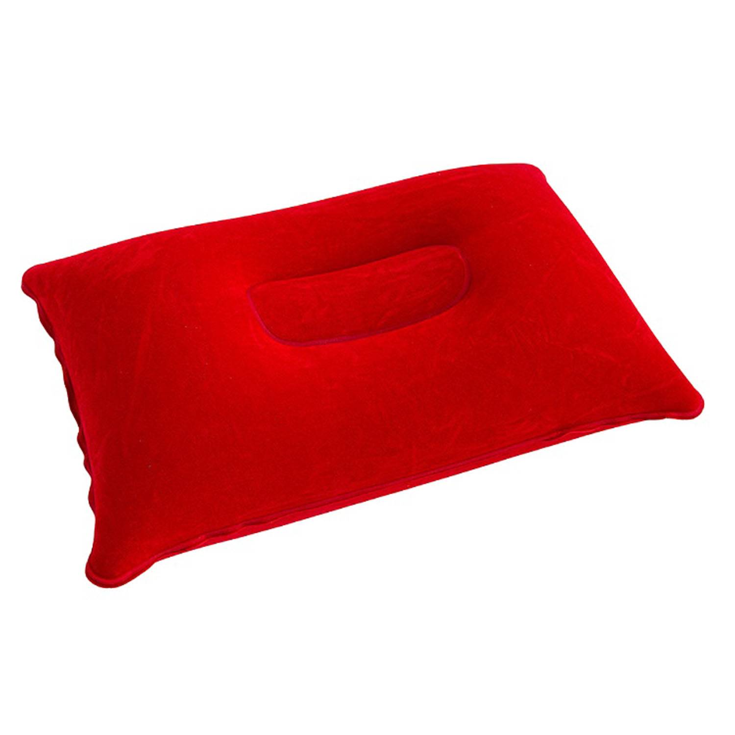 Ergonomic Flocked PVC Inflatable Travel Pillow 8