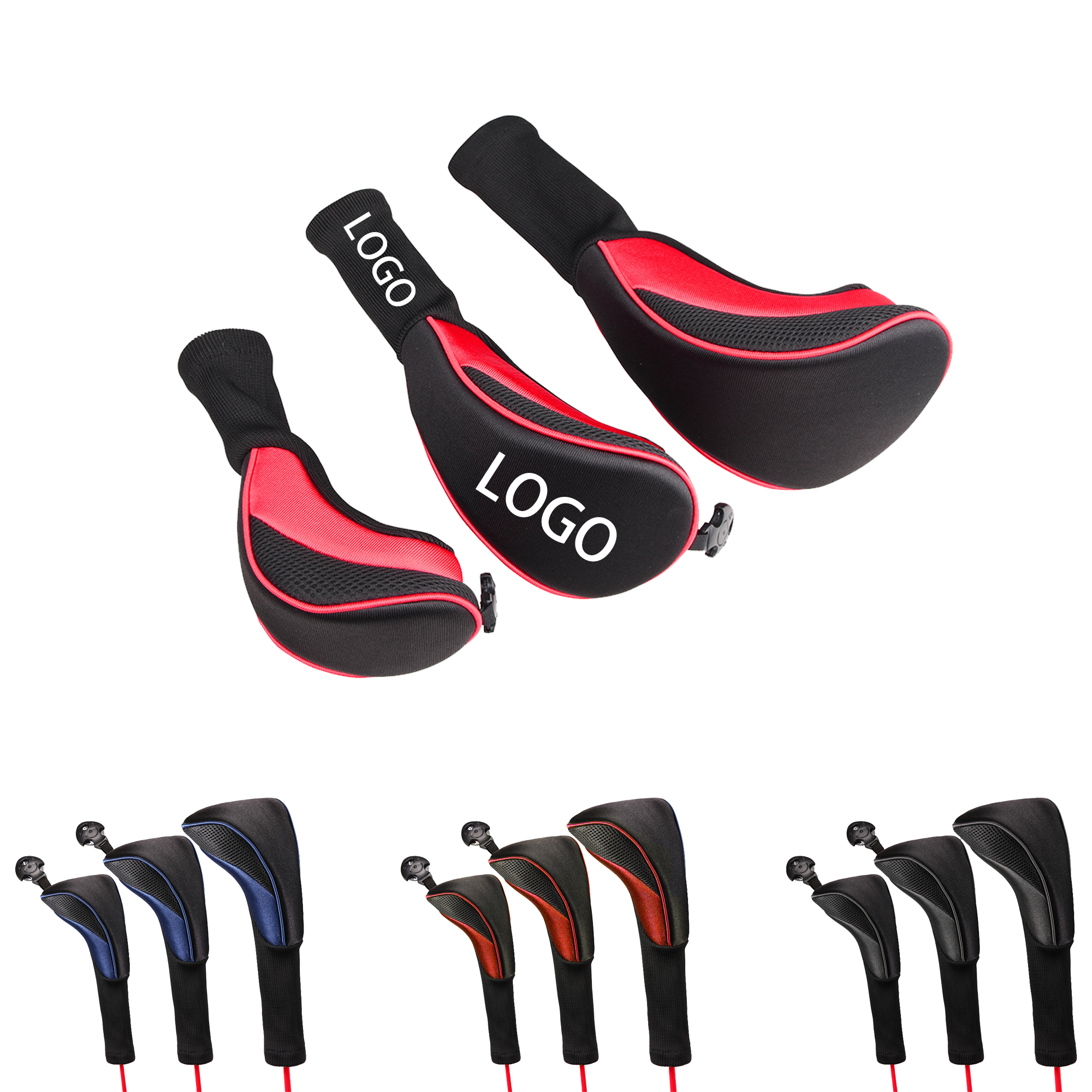 Golf Wood Headcover 3-Piece Set 3
