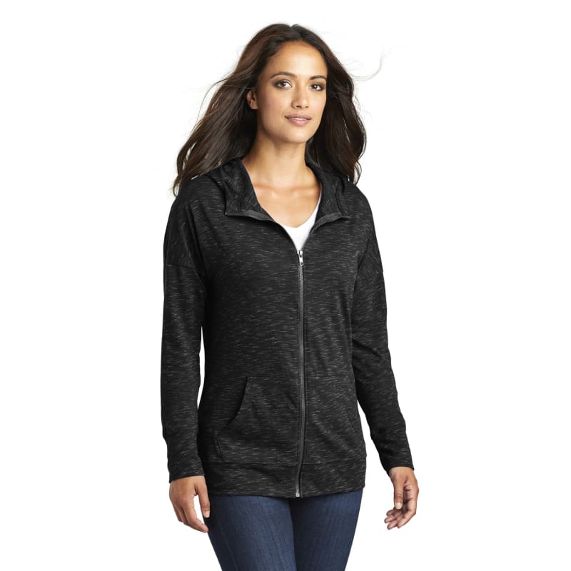 District Women's Medal Full-Zip Hoodie., custom hoodie or sweatshirt with logo imprint 15