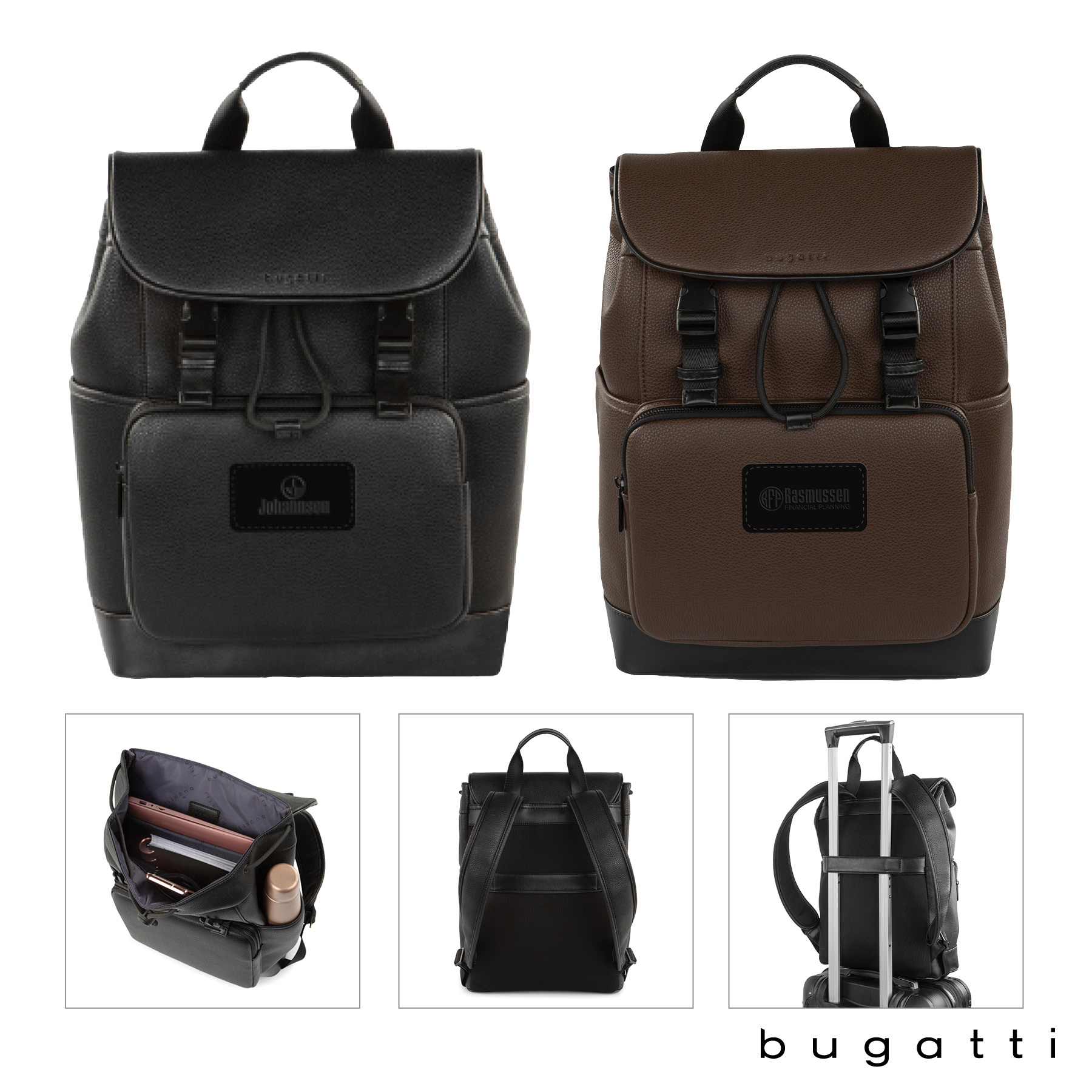 Bugatti Central Laptop Backpack 1