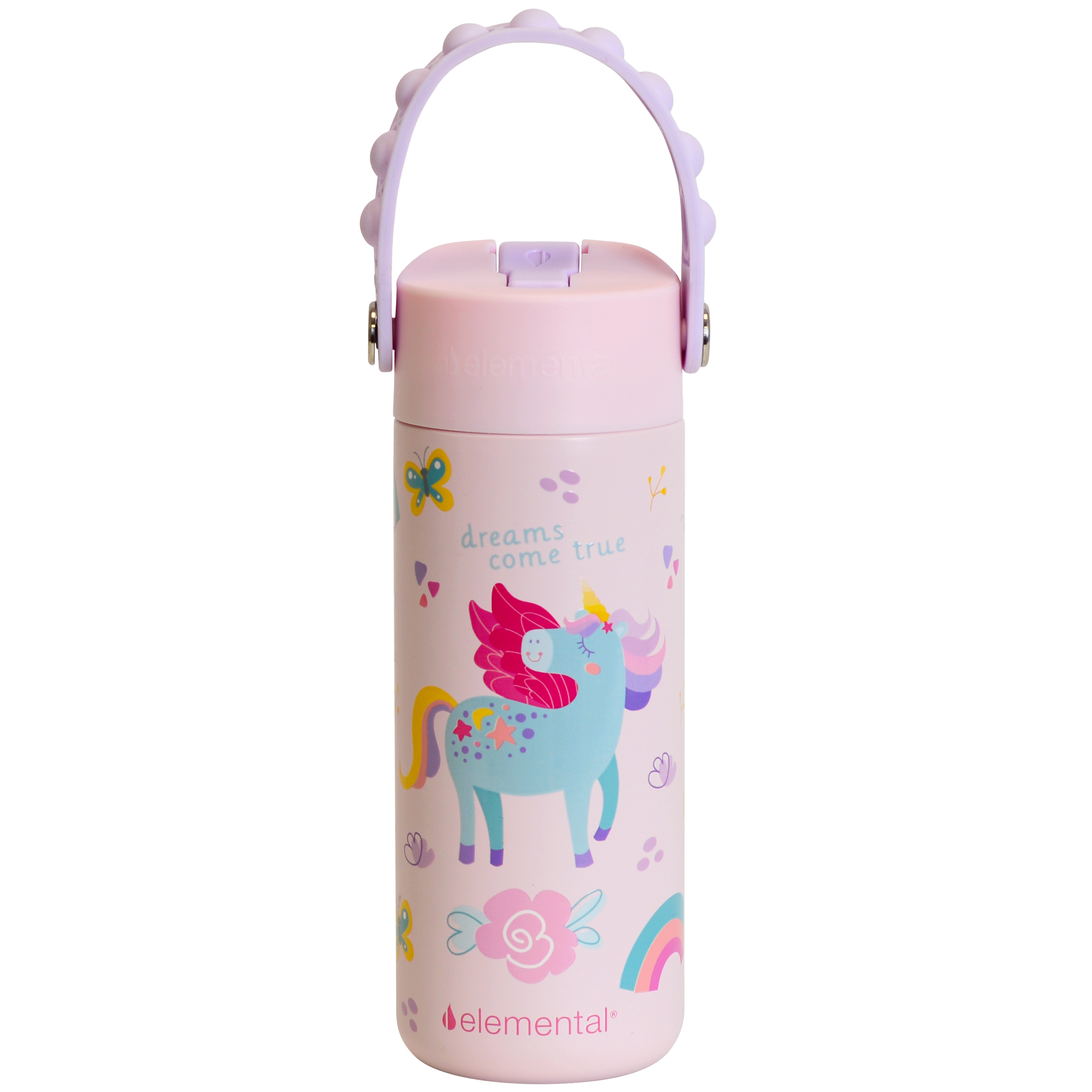 Elemental® Core Series 18oz Pop Fidget Stainless Steel Water Bottle - Vacuum Insulated - BPA-Free 28