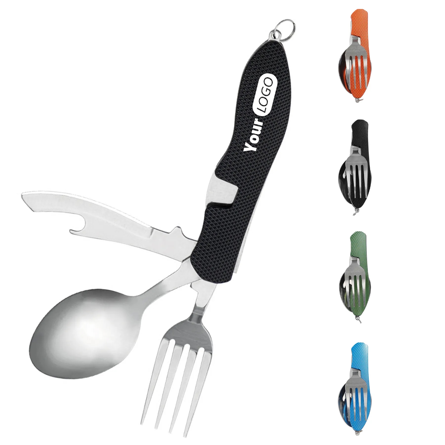 Stainless Steel Outdoor Portable Folding Tableware 4