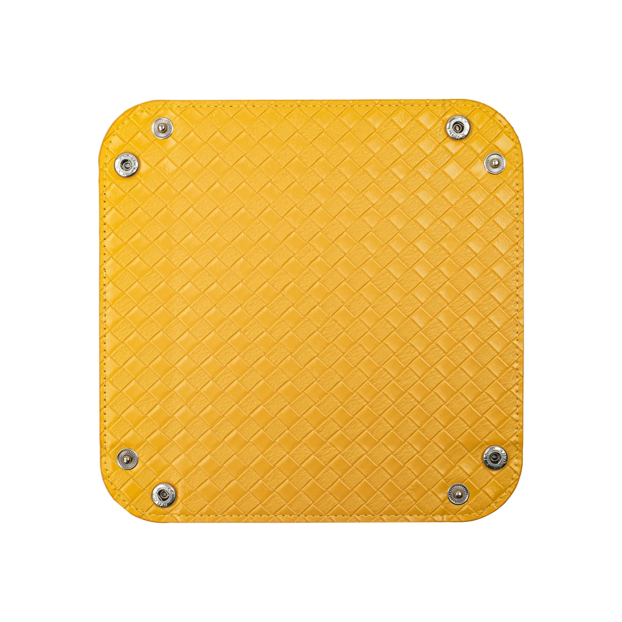 Foldable Square PU Leather Dice Tray 5