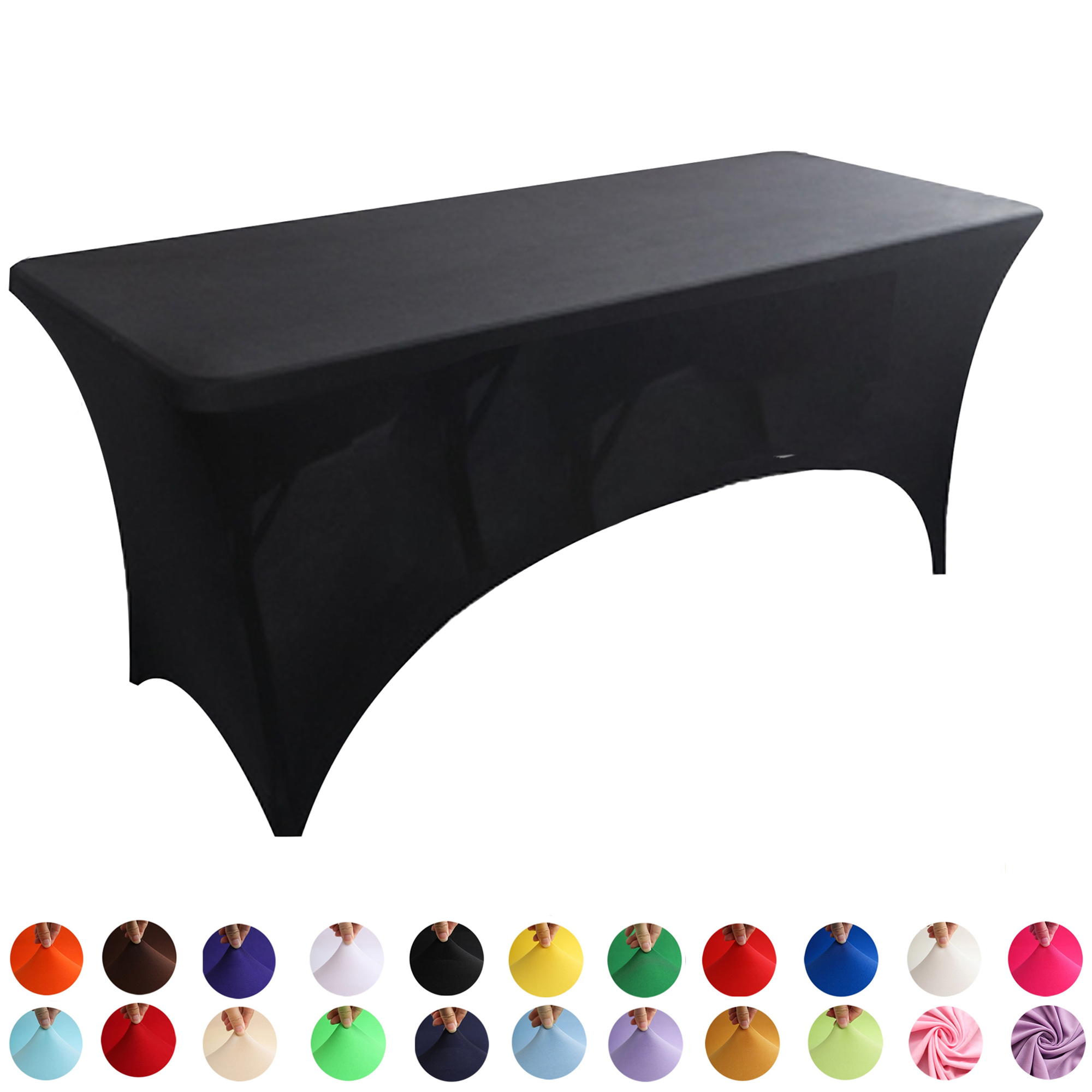 Full Color Premium 6' Dye Sublimation Stretch Table Cover 2