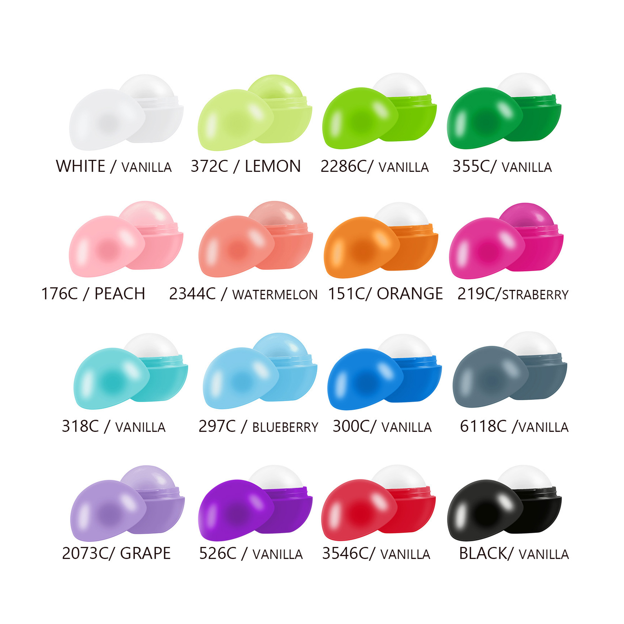 Personalized Round Lip Balm 9