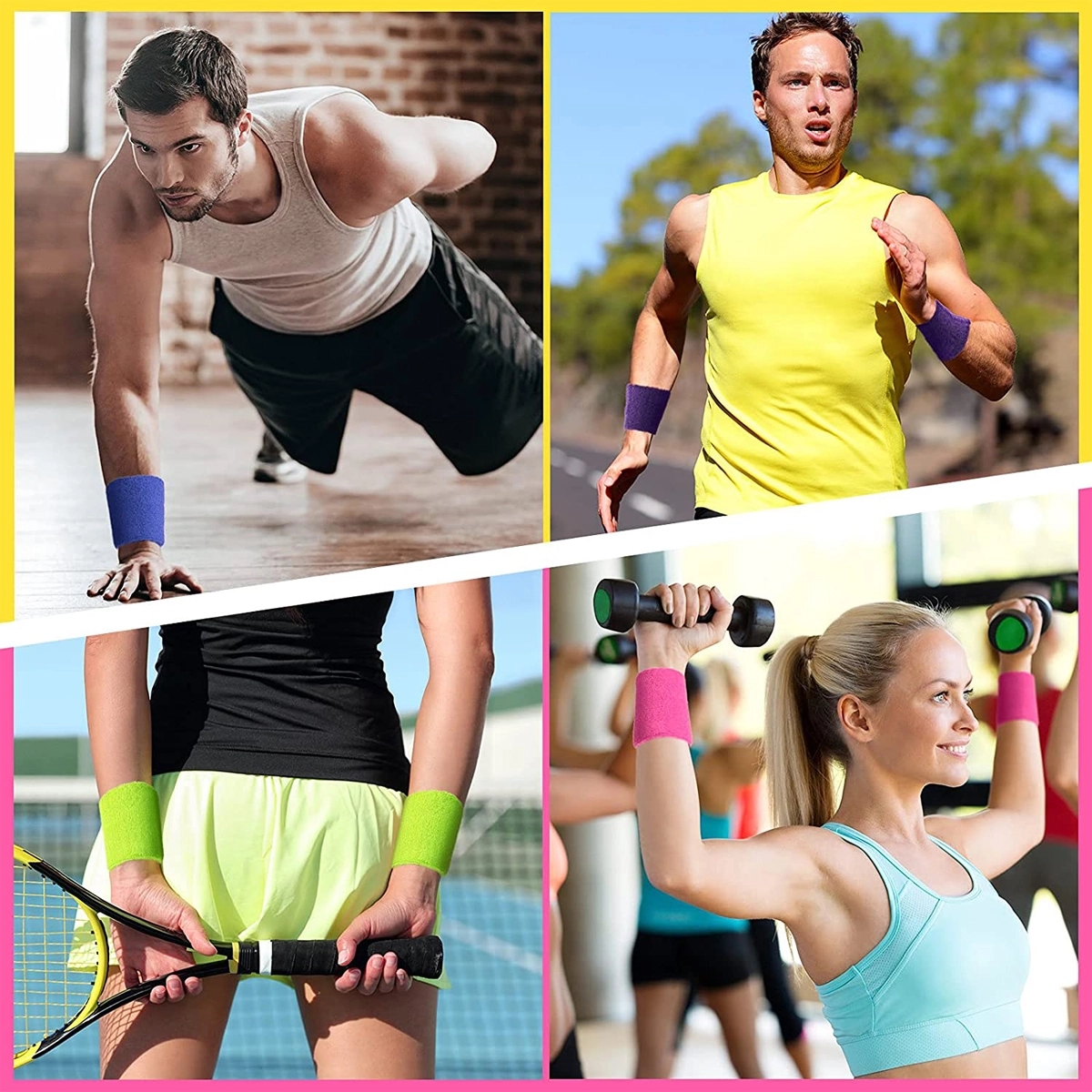 Athletic Towel Wristbands for Gym Sport 2