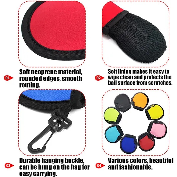 Golf Ball Cleaner Pouch 1