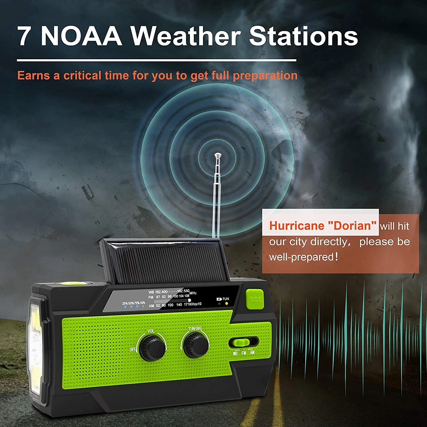 Emergency Crank Weather Radio 1