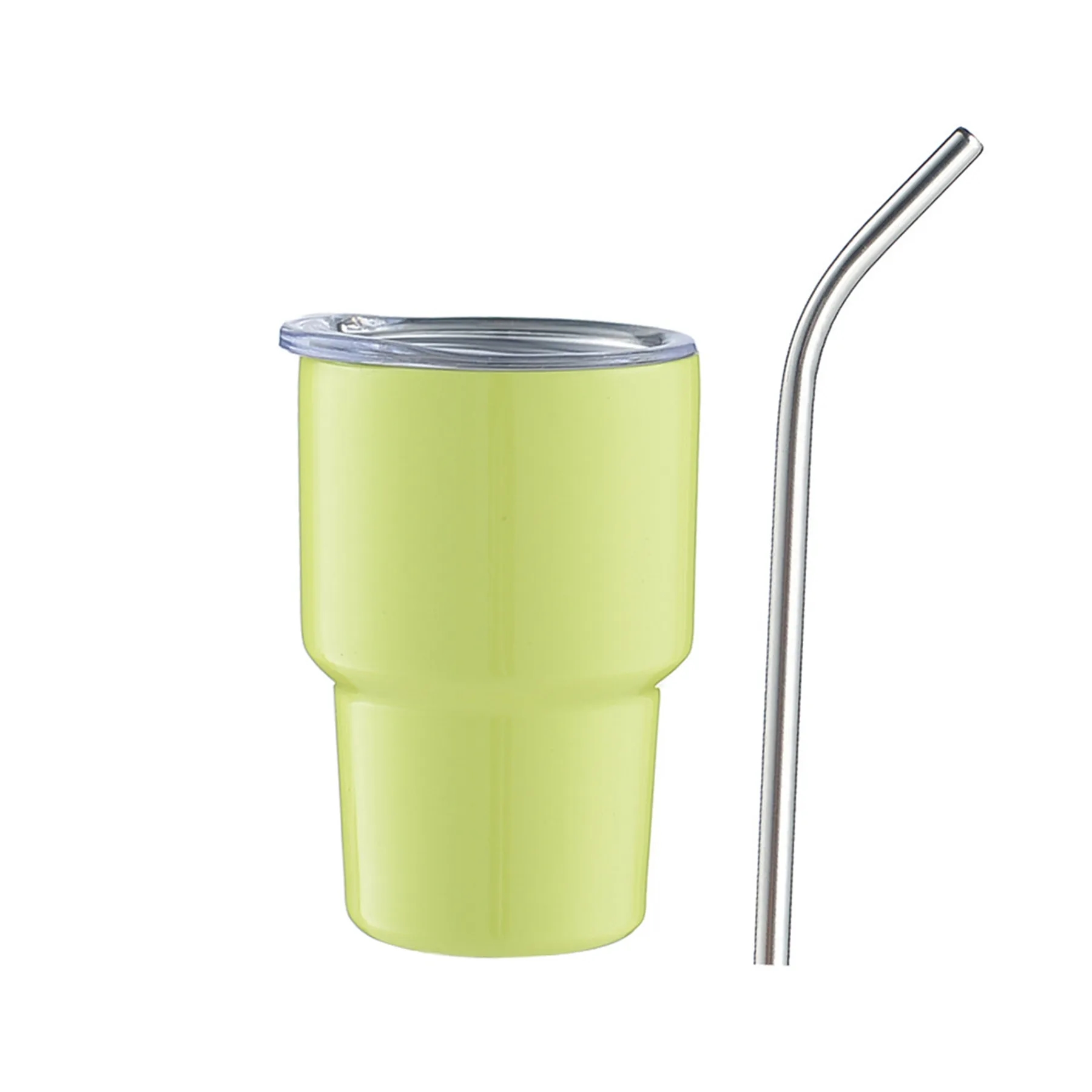 3 Oz. Stainless Steel Insulated Mini Shot Tumbler with Straw 9