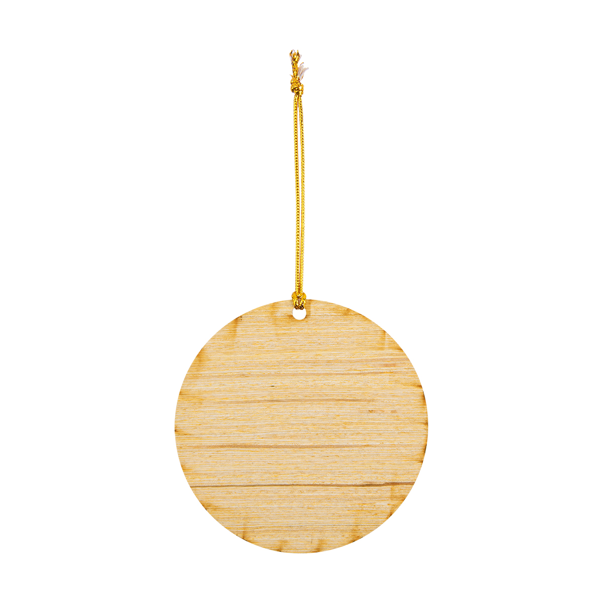 Wood Ornament - Circle 2