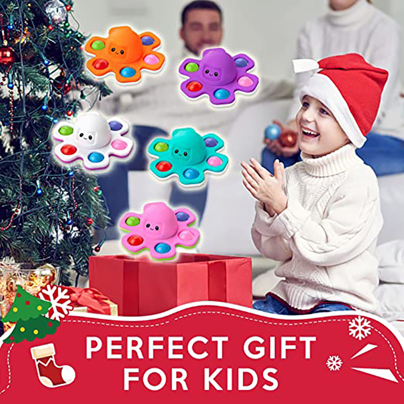 Octopus Face-Changing Bubble Sensory Toy 4