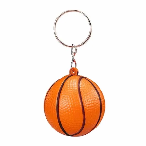 Basketball Stress Ball Anxiety Relief Keychains 8