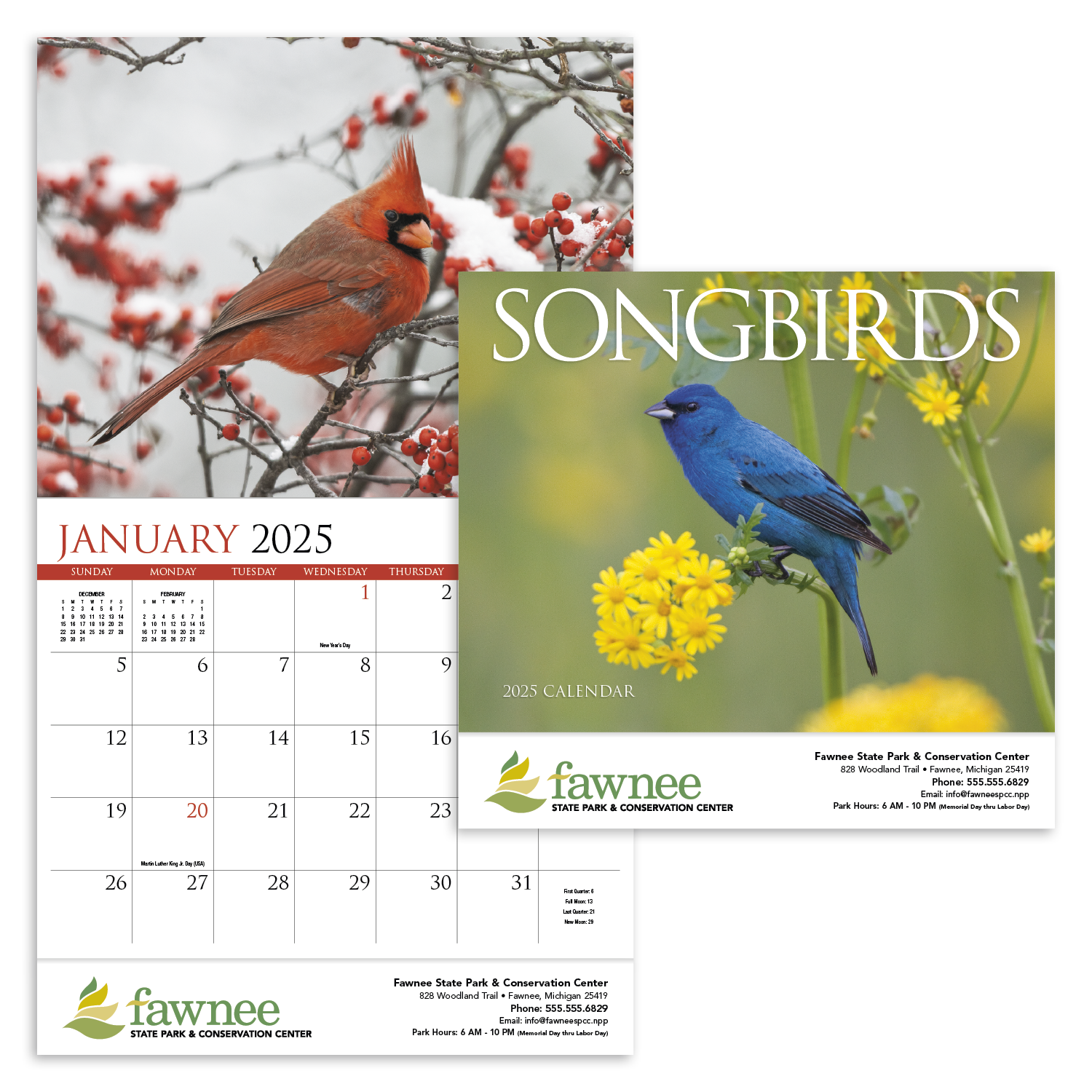 HotLine® Products Songbirds Appointment Calendar - Stapled 33