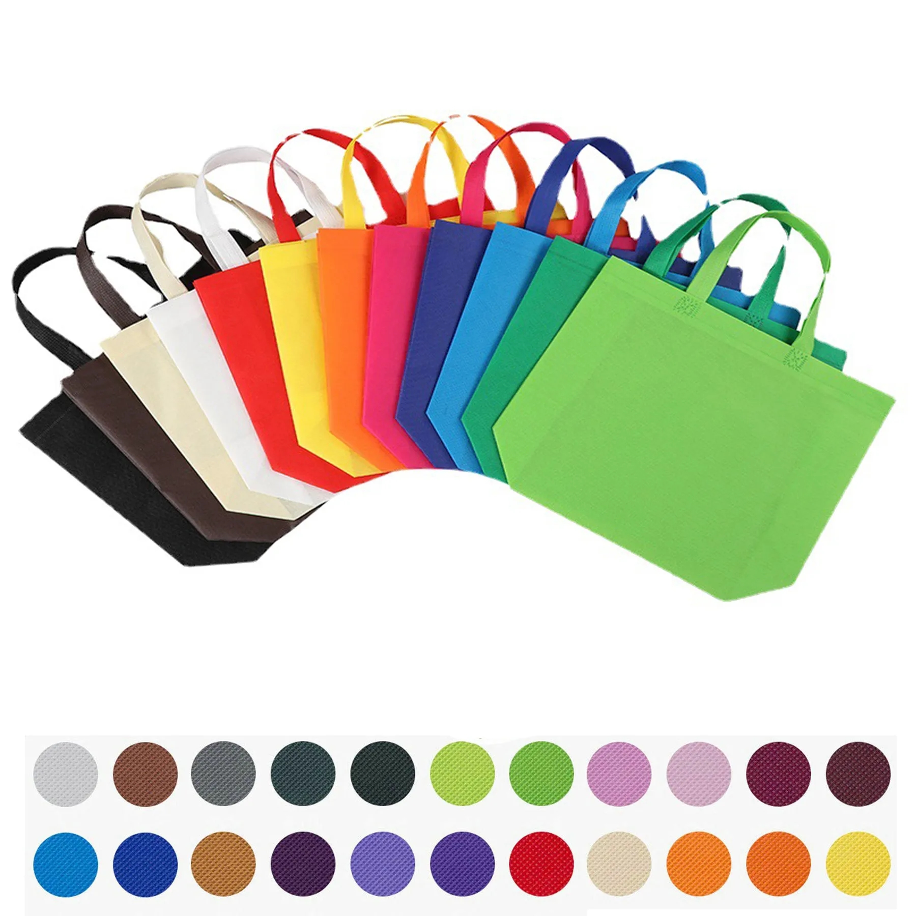 Foldable Large Colorful Reusable Grocery Shopping Bags 4