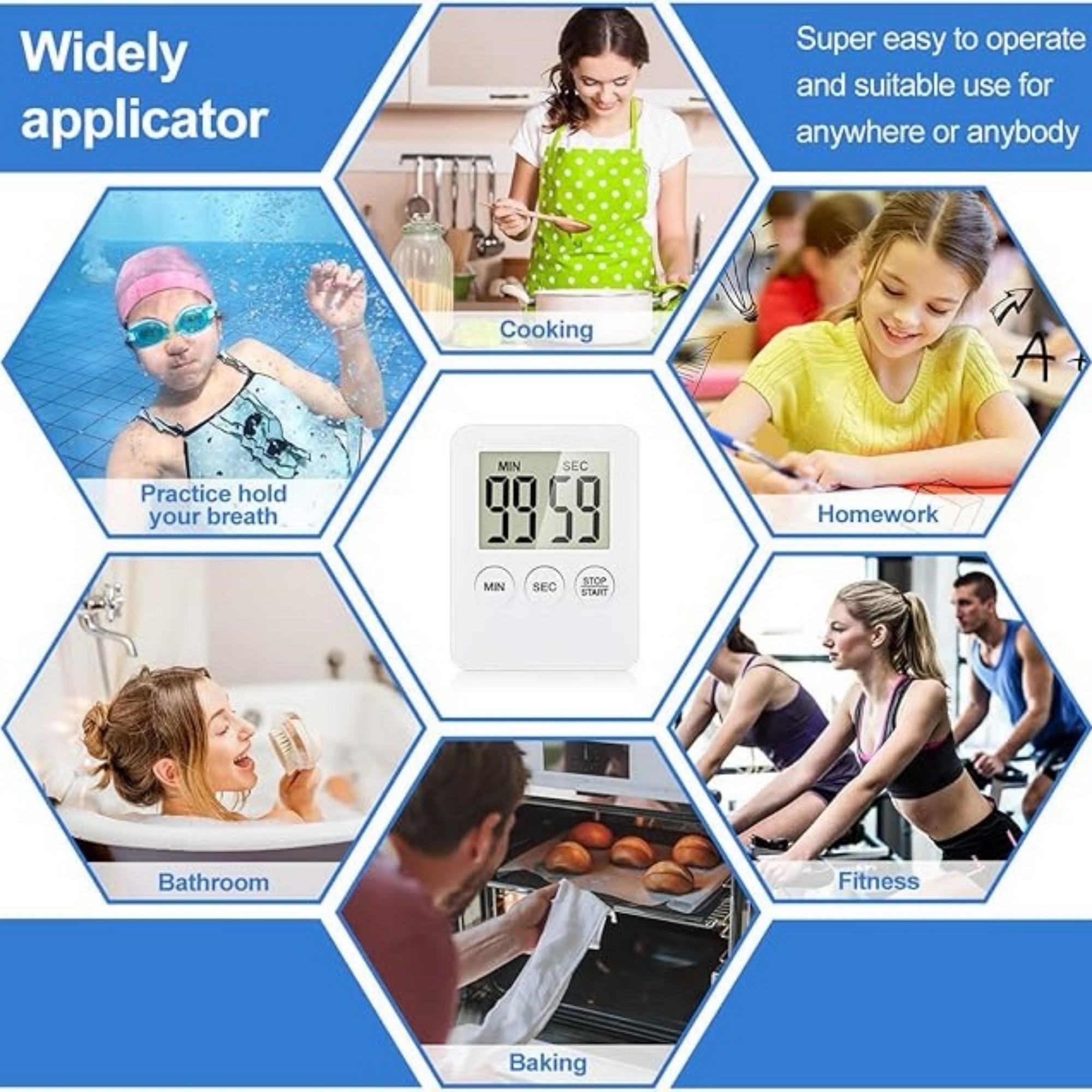 Digital Timer With An Alarm Remind 2