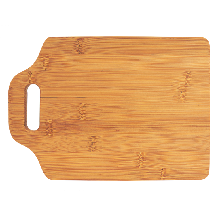 11" x 7 3/4" Bamboo Cutting Board with Handle 2