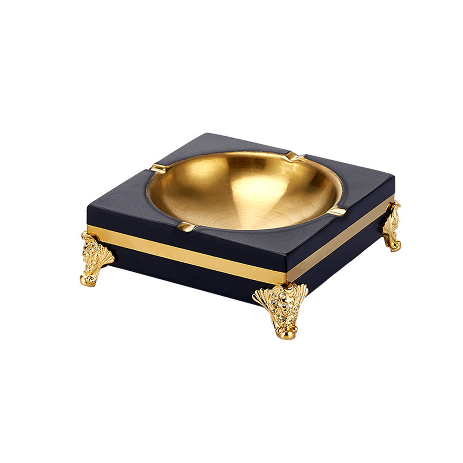Stylish Gold Decorative Ashtray 3