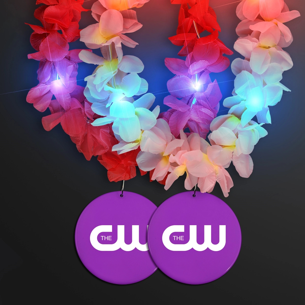 Light Up Hawaiian Leis with Custom Circle Medallion 9