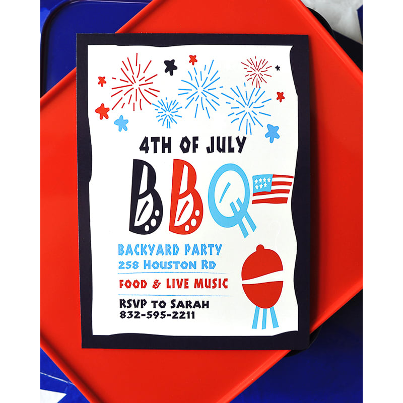 Custom Full Color 5 X 7 Inch Invitation Cards 38