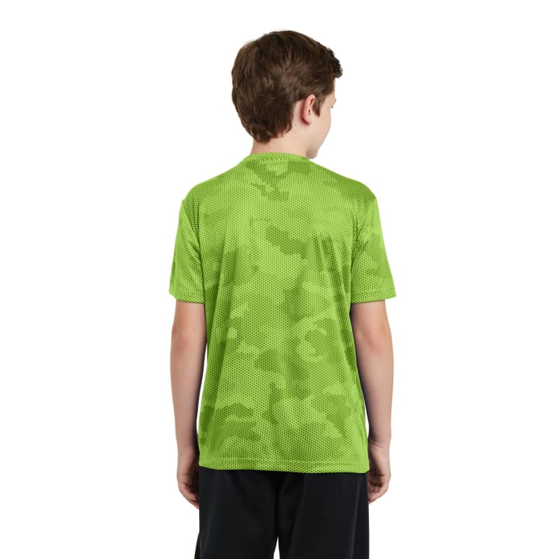 Sport-Tek Youth CamoHex Tee. 2