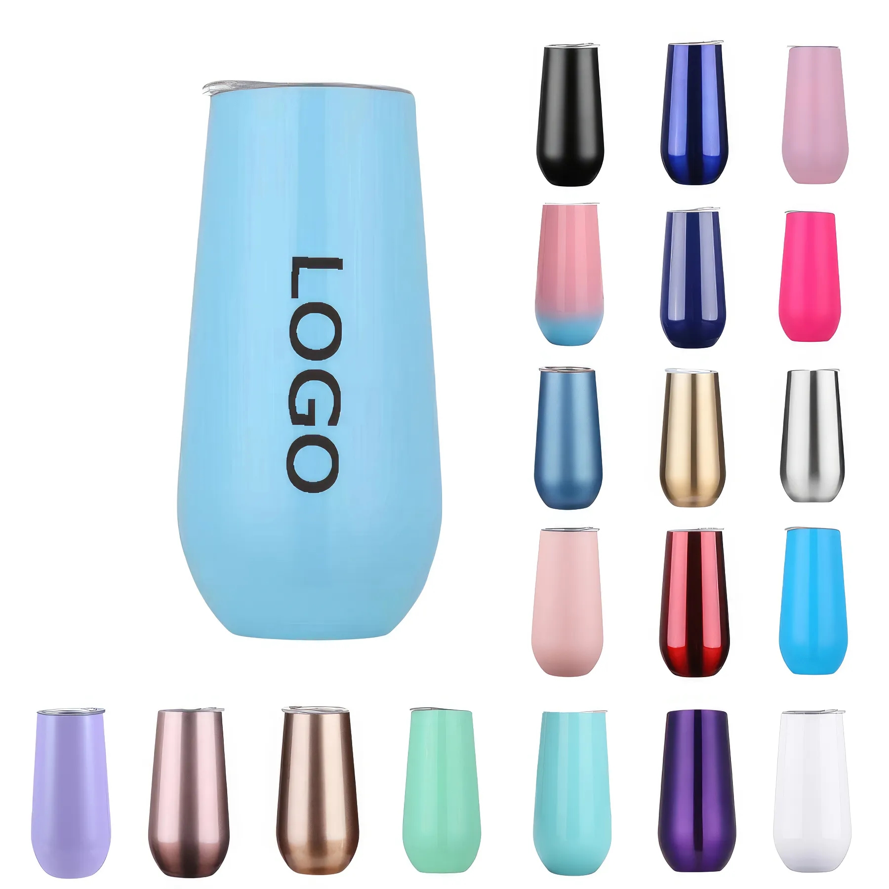 6oz 304 Stainless Steel Vacuum Thermal Cup 2