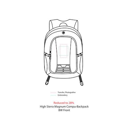 High Sierra Magnum 15" Computer Backpack 14