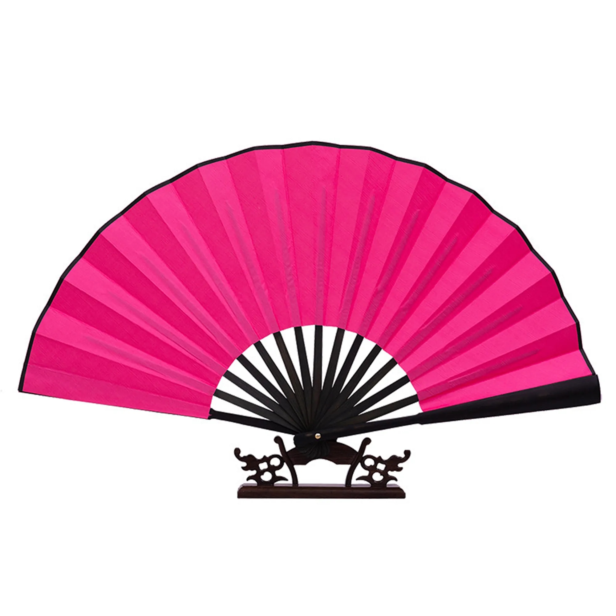 Silk Fabric Bamboo Hand Fan 6