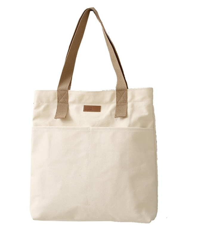 Canvas messenger tote bag 4