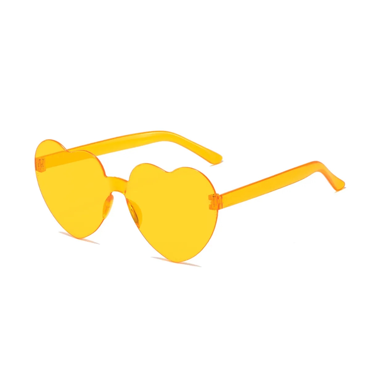 Heart Shaped Rimless Sunglasses 5