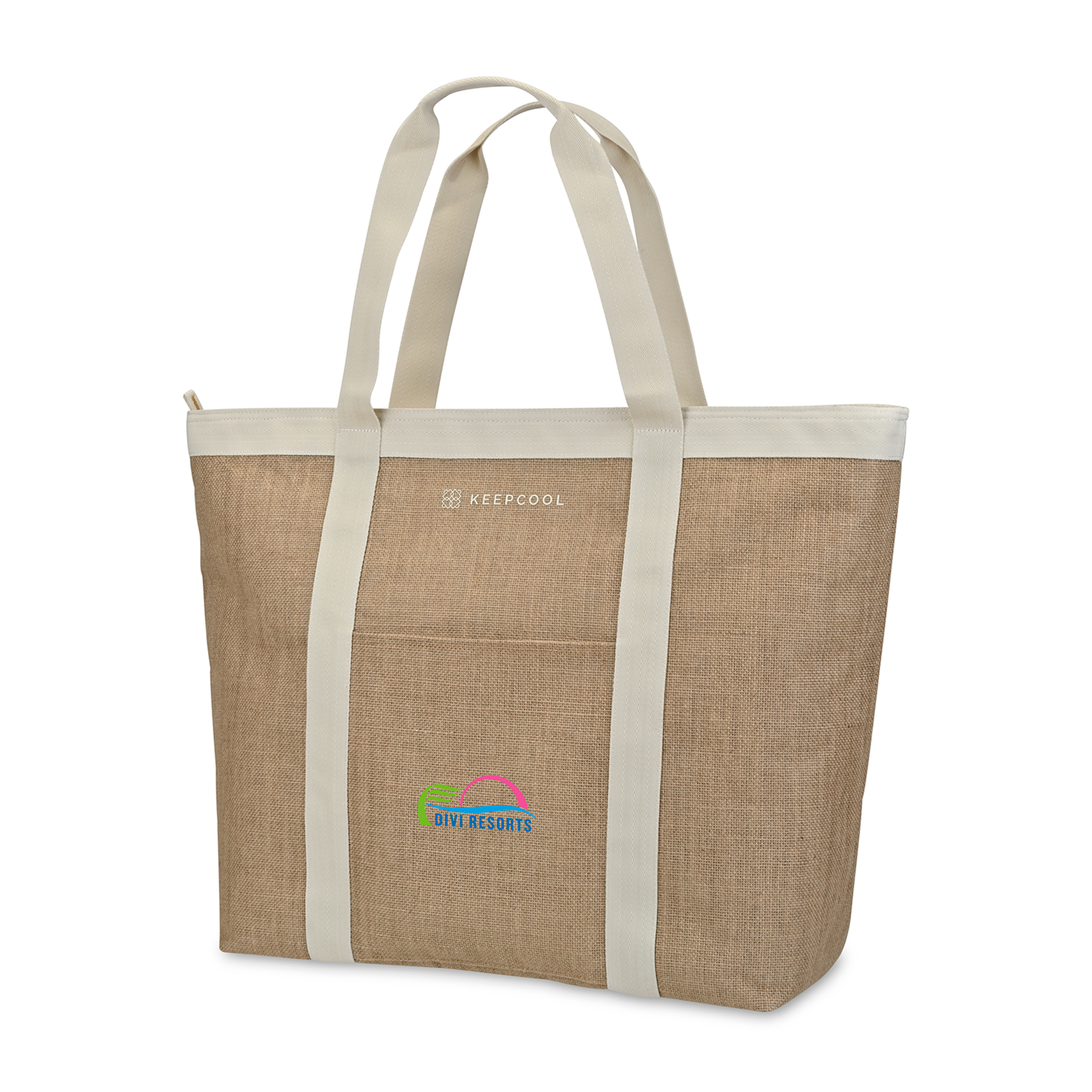 KEEPCOOL® Nairobi Jute Shopper Cooler 12