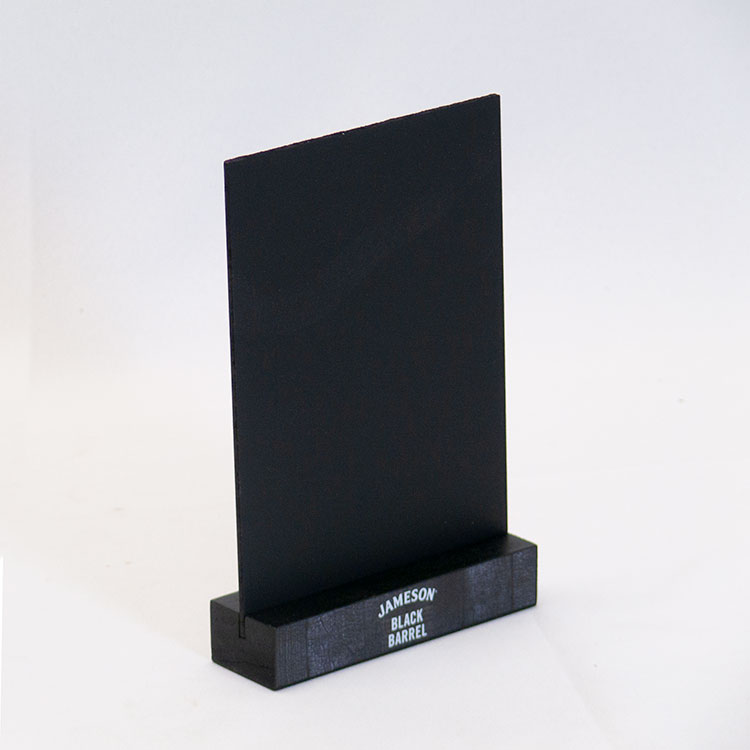 Countertop 2-Sided Chalkboard with Wood Base - 4w x 6h 2