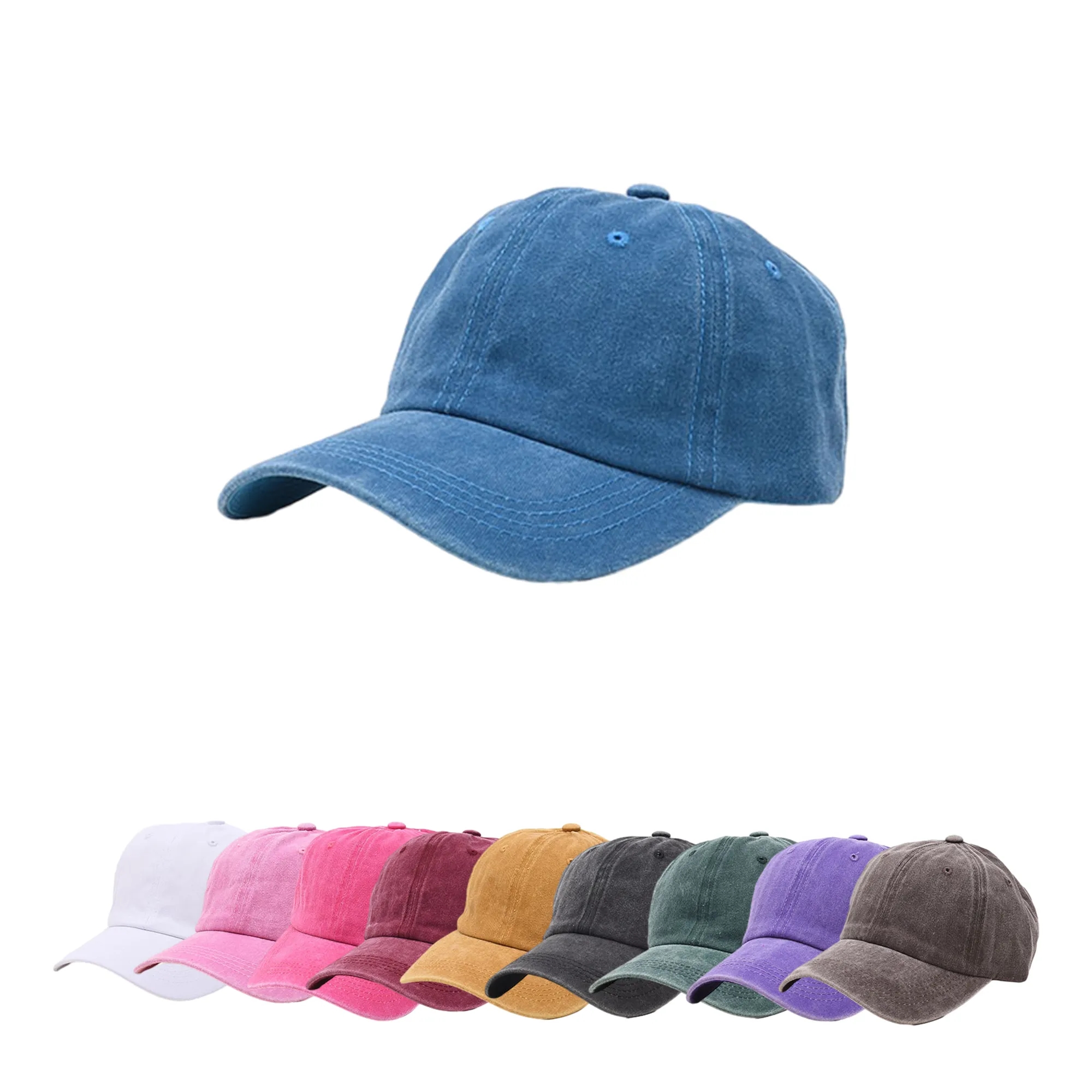 Versatile Casual Denim Baseball Cap Sun Hat