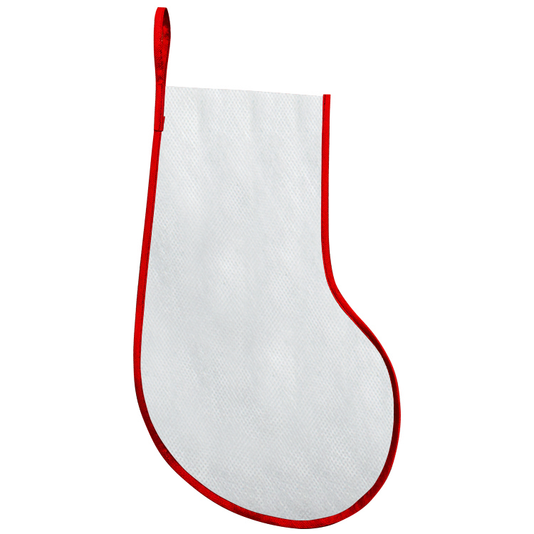 Custom Christmas Stocking With Colored Trim 3