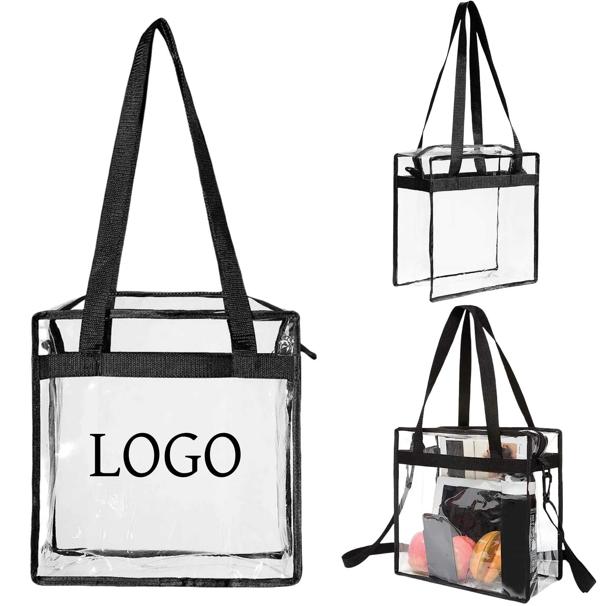 Clear Tote Bag With Shoulder Straps 6