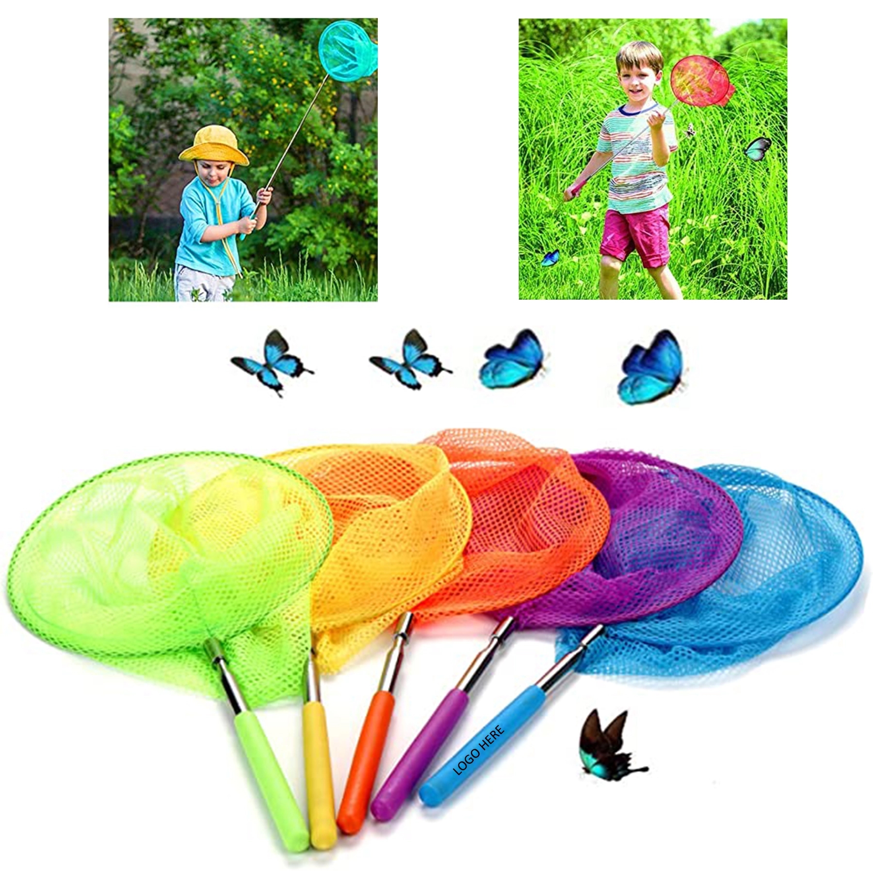 Kids Telescopic Butterfly Fishing Net 2