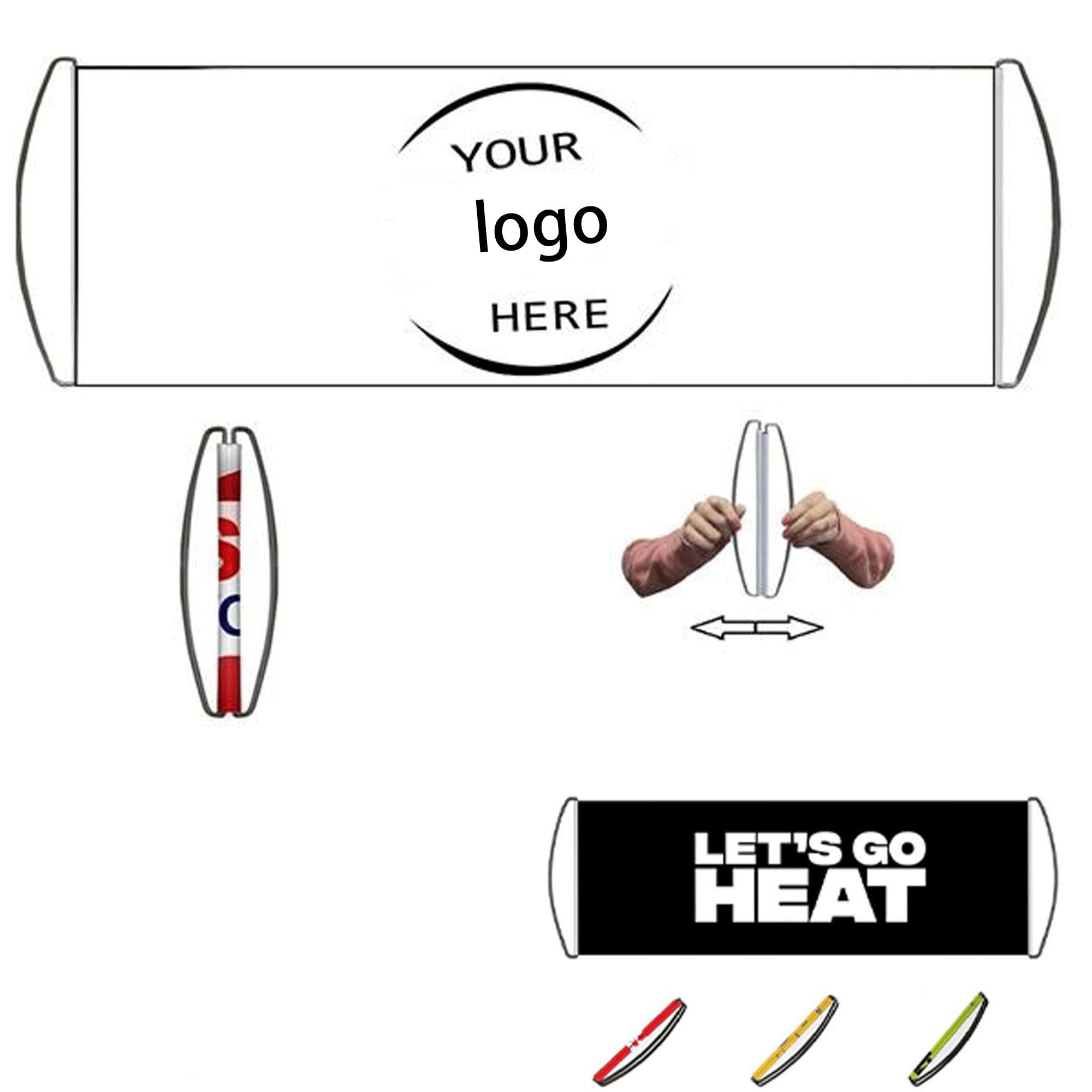 DIY Retractable Hand Roll Banner 1