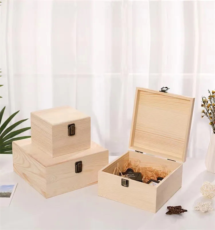 Wooden Gift Box Crafting Kit with Diy Wood Craft Supplies 3