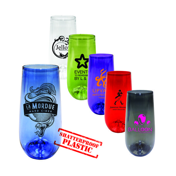 10 oz. Plastic Stemless Champagne Flute 17