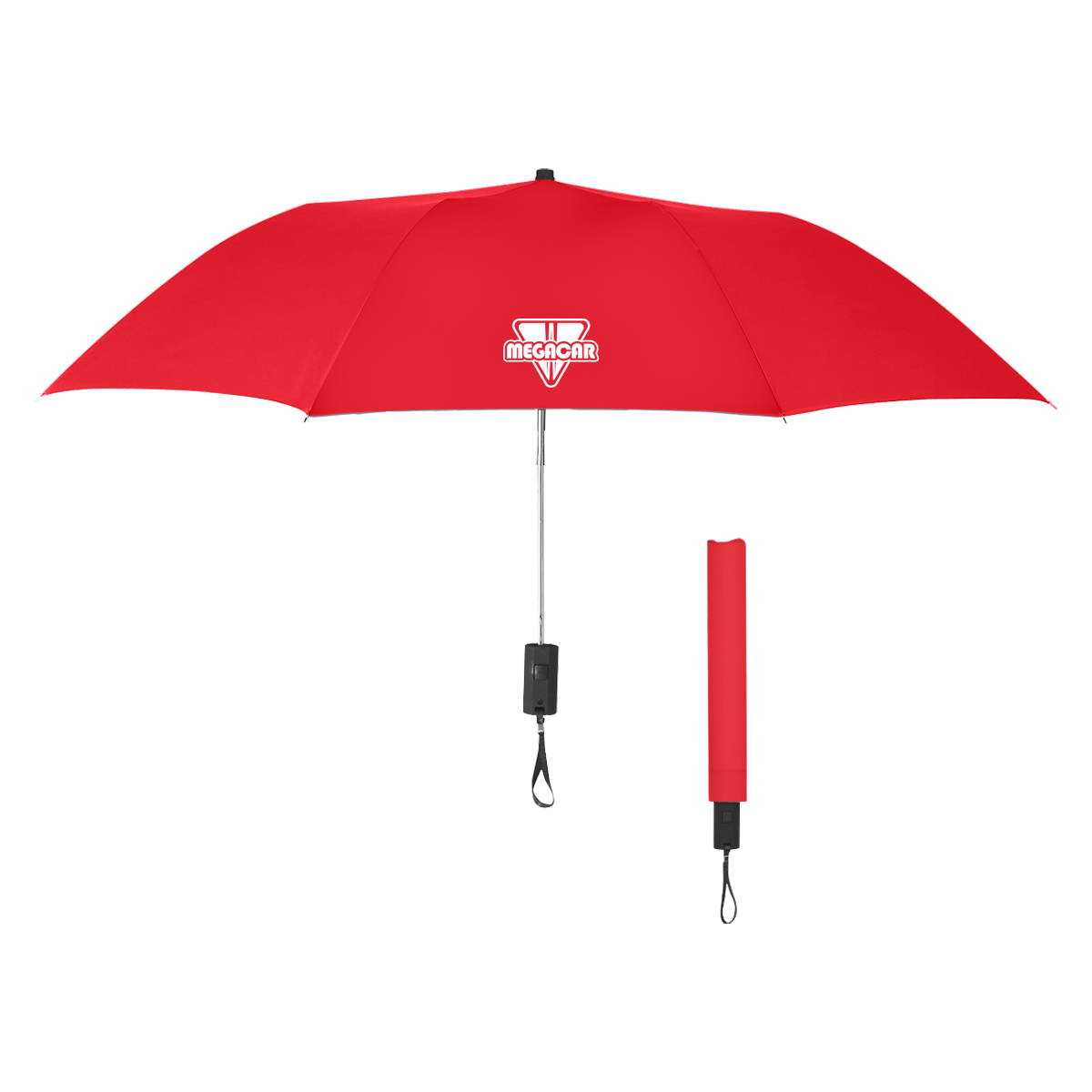 44" Arc Automatic Open Telescopic Folding Umbrella 16