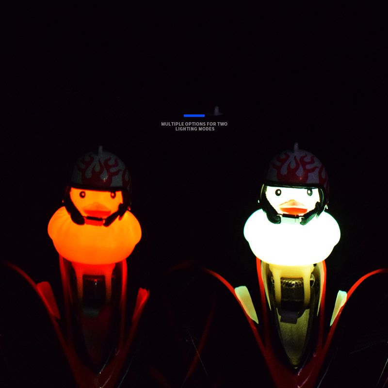 Duck Bicycle Horns with Propeller Helmet 2