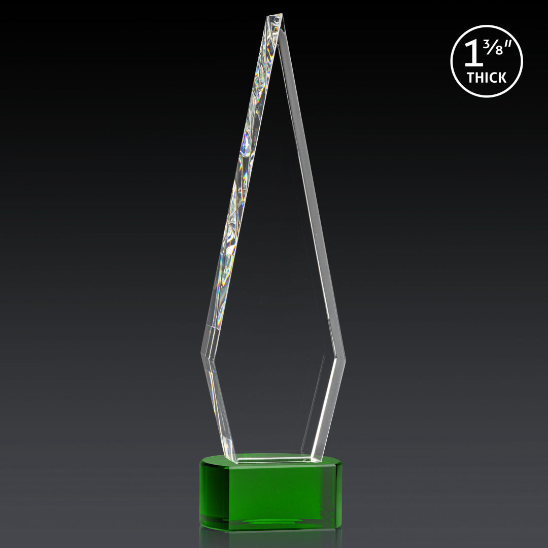 Springfield 3D Award on Paragon Base - Green 6