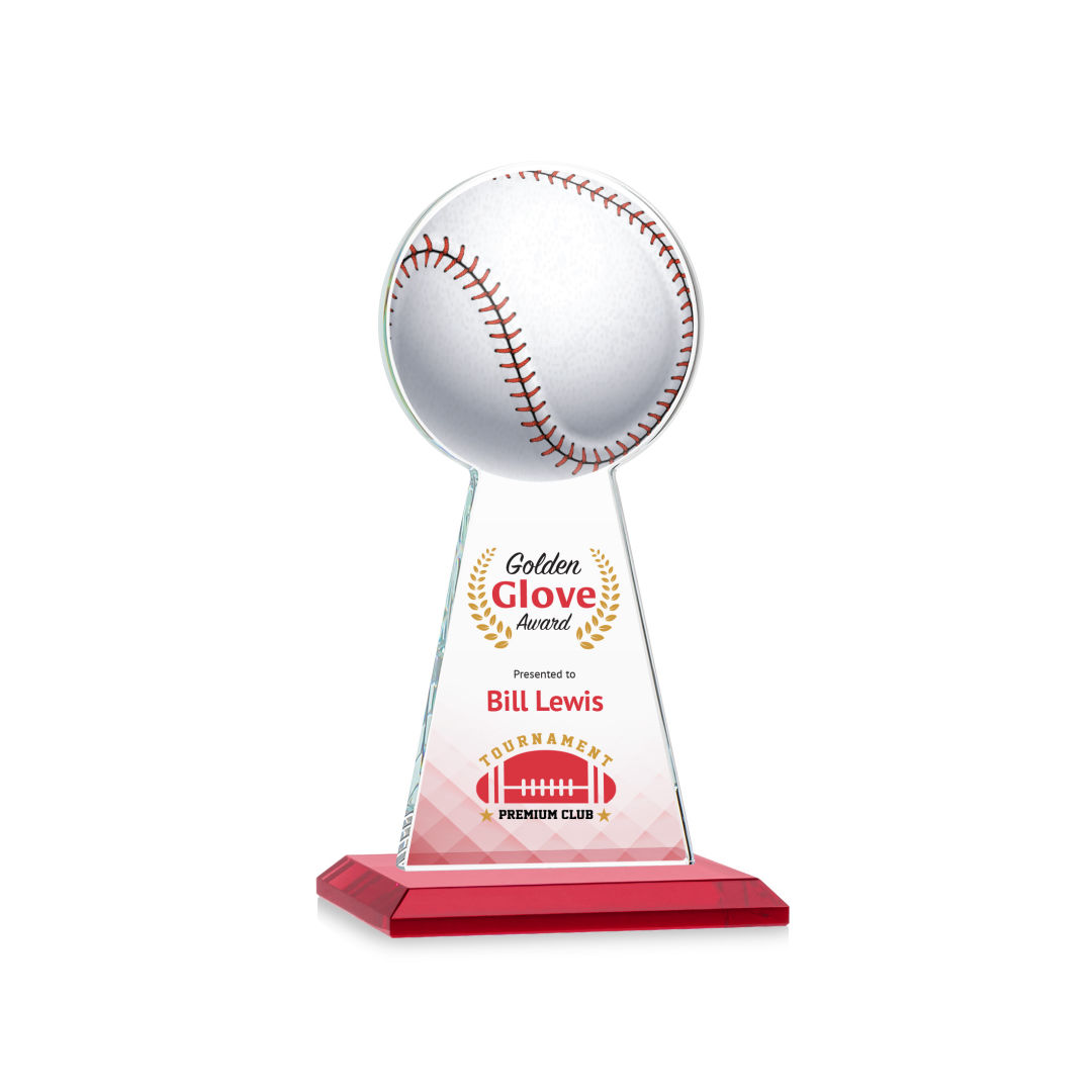Edenwood Baseball VividPrint™ Award - Red 3