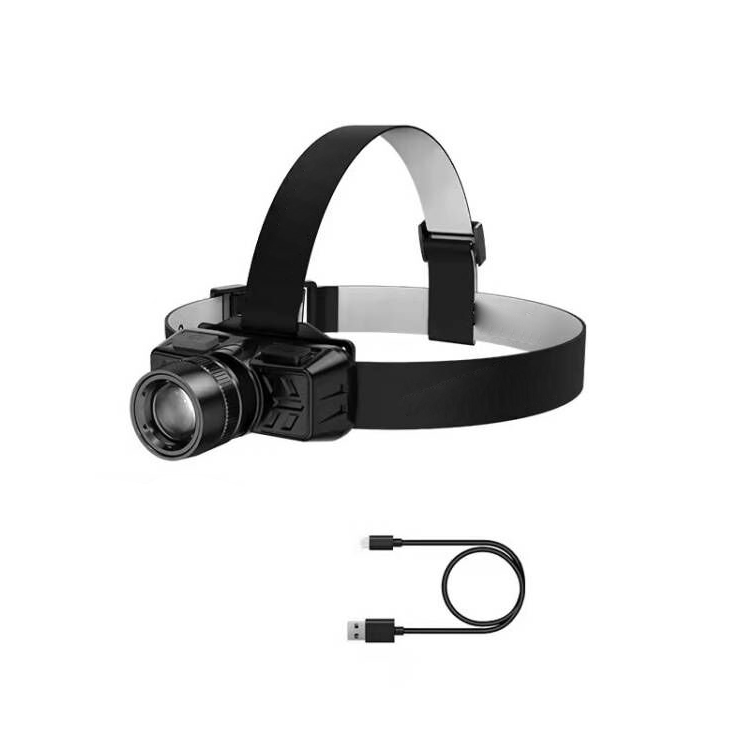 Led Head Lamp Large Floodlight 90 Degree Pivotable Strong LED Headlamp Waterproof Rechargeable Senso 1