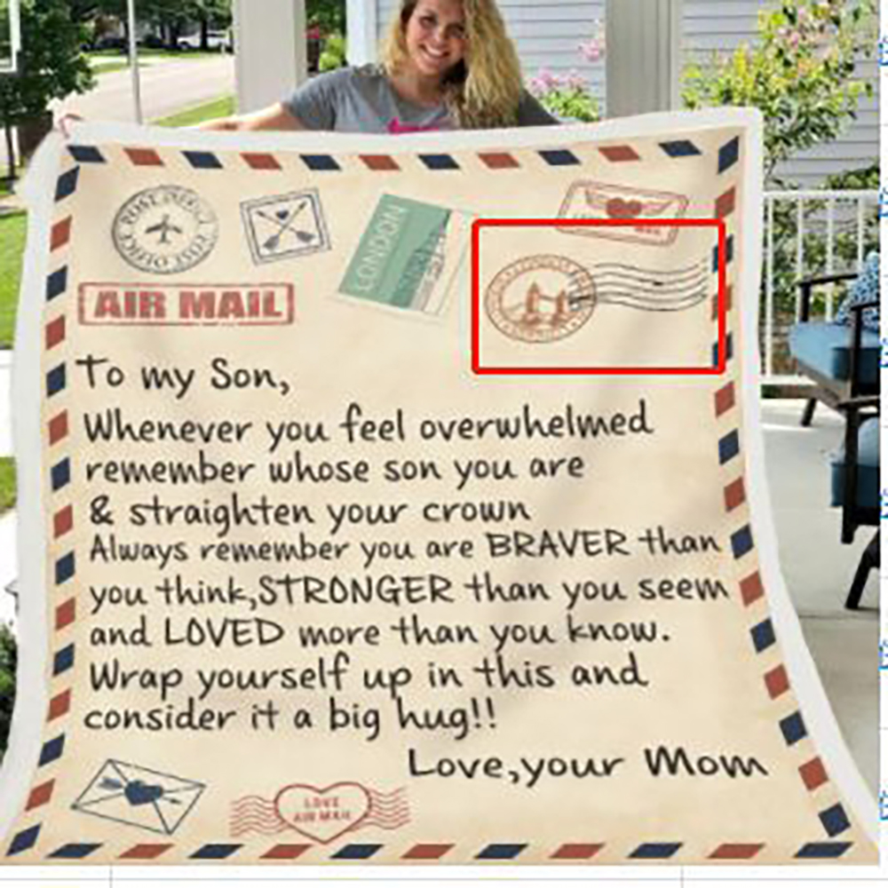 Envelope Blanket Family Gift 2