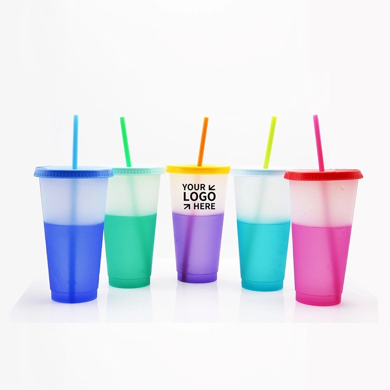 24oz Reusable Color Changing Cold Drink Cups 6