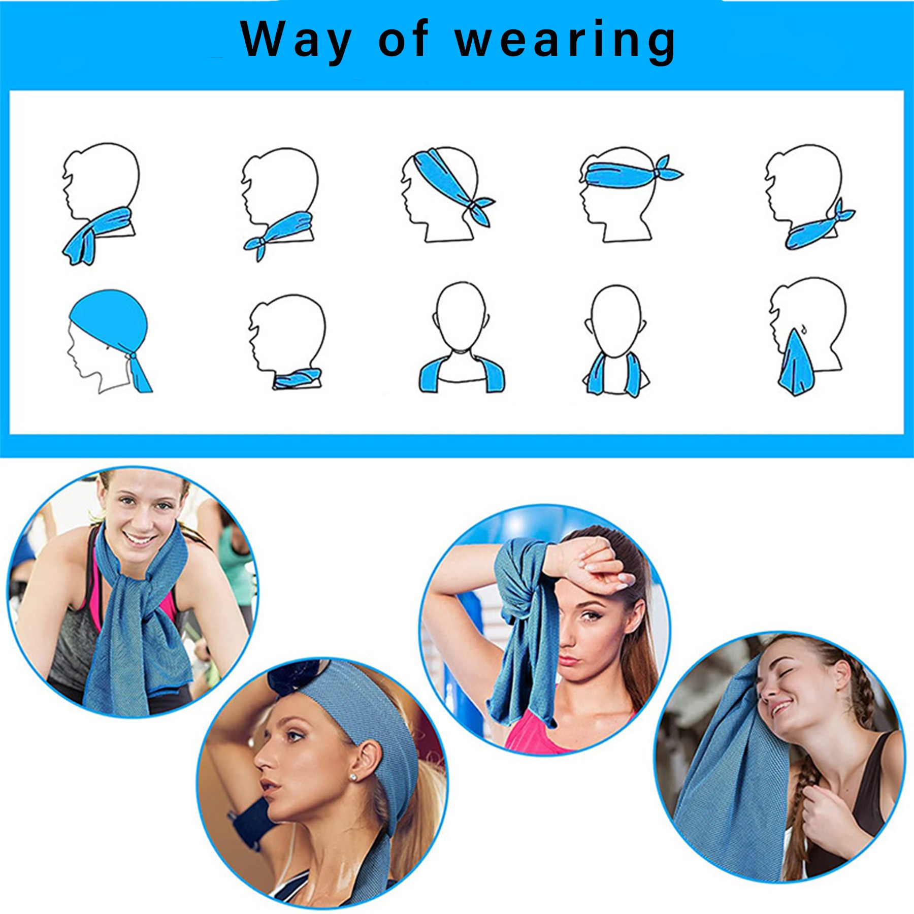 U-shaped Hoodie Cooling Towel 3