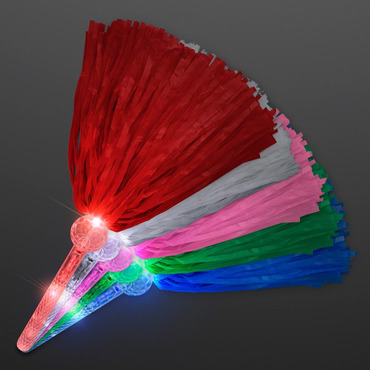 Pom Light Up Team Spirit Wands 18