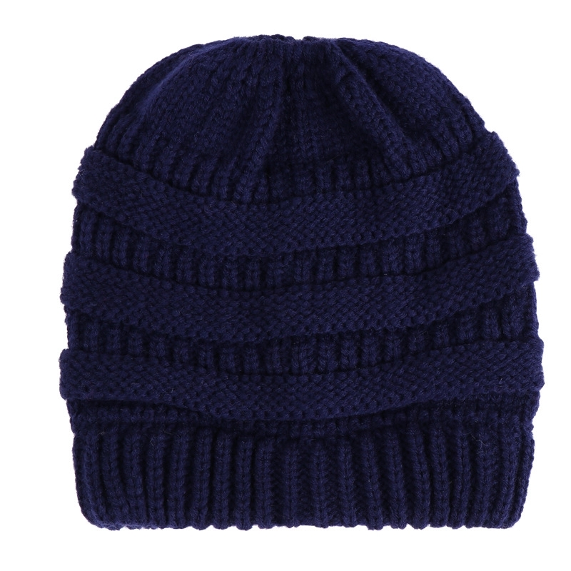 Acrylic Knitted Ponytail Beanie 7